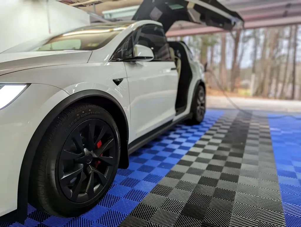 Dalle De Sol BLEU FONCE Garage